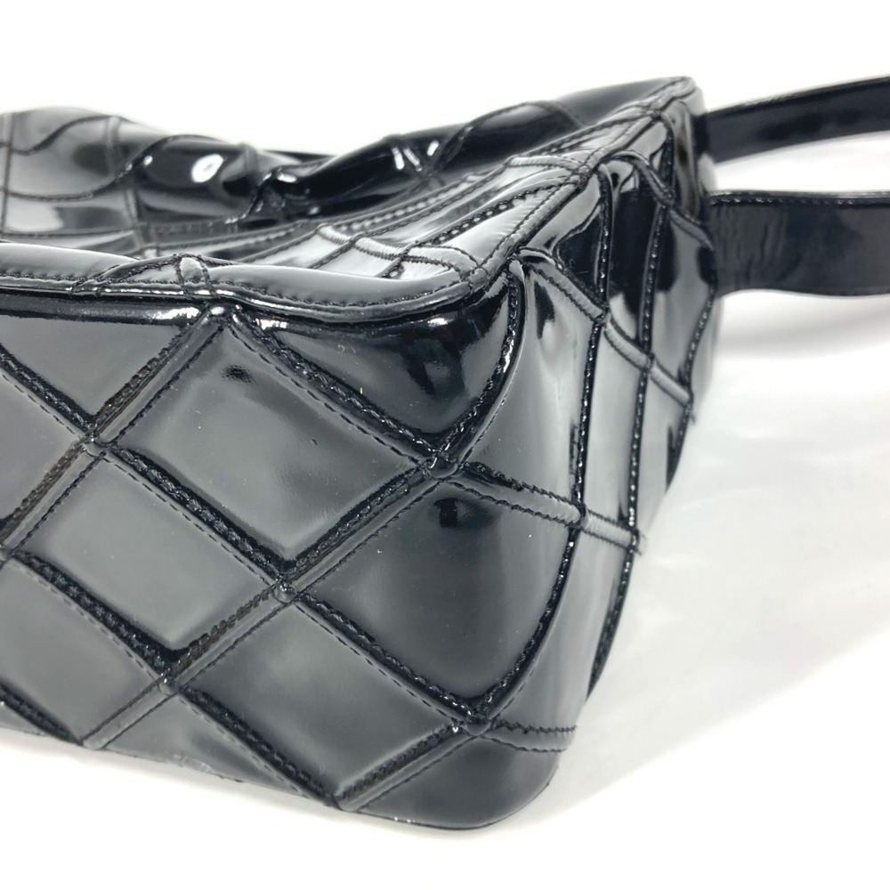 CHANEL Vintage Black Leather Shoulder Bag - Picture 6 of 16